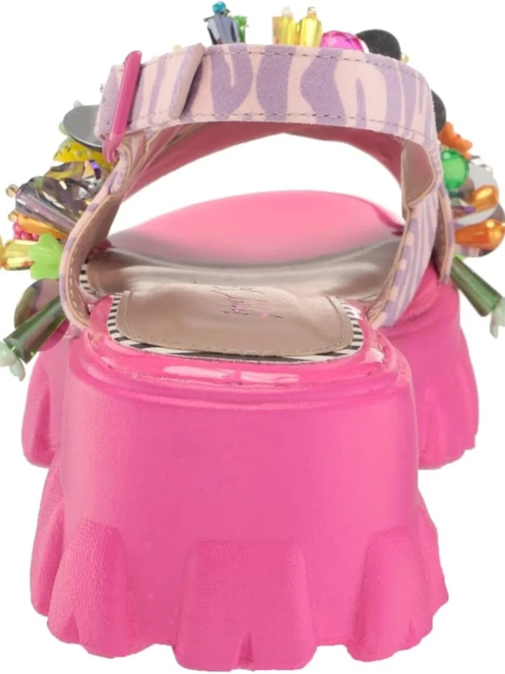 Betsey Johnson Women's Frankee Heeled Sandal. Size 6 1/2 - Picture 4 of 5